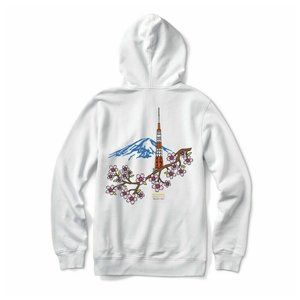Primitive Skate Apparel Men's X Kikkoman Fuji Pullover Hoodie Sweatshirt